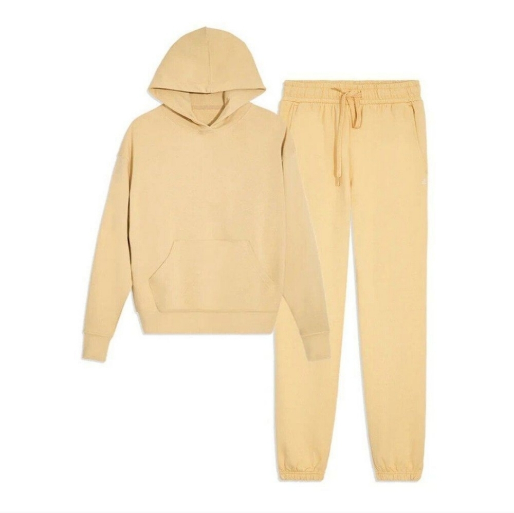 Weworewhat yellow sweatpants/shirt set